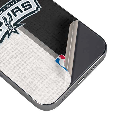 NBA San Antonio Spurs Canvas iPhone 16 Pro Skin